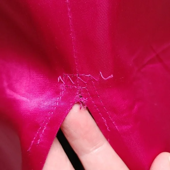 Marilyn Monroe Look Fuschia Satin Strapless Dress XS-S - Picture 7 of 11